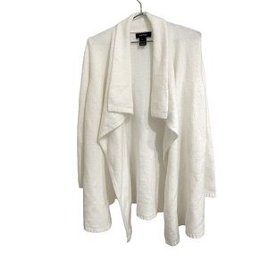 KAREN KANE DRAPE COLLAR CARDIGAN